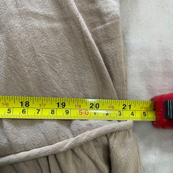 loverichie Womens Dress Size Large Tan Boho Peasant Mini - Picture 10 of 14